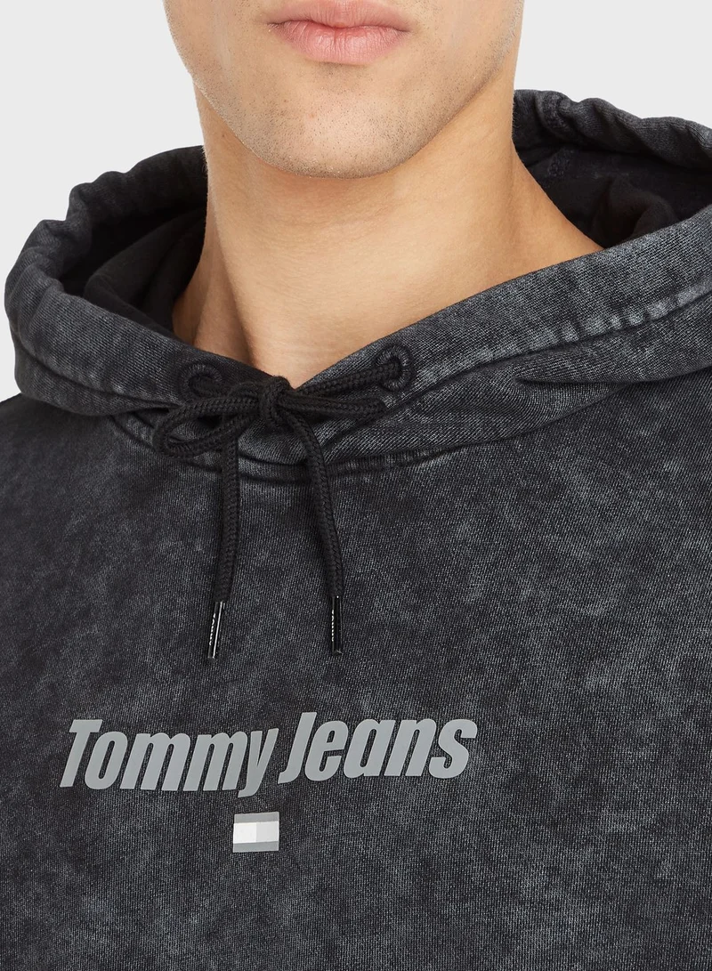 TOMMY JEANS Logo Printed Hoodie
