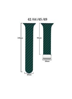 X-level Bands Compatible with Apple Watch 42mm 44mm 45mm 49mm Series 9/8/7/SE/6/5/4/3/2/1 IWatch Ultra/Ultra 2/ Silicone Strap With Magnetic folding Buckle, Quick Release Silicone Straps for Women Men  - Image 2