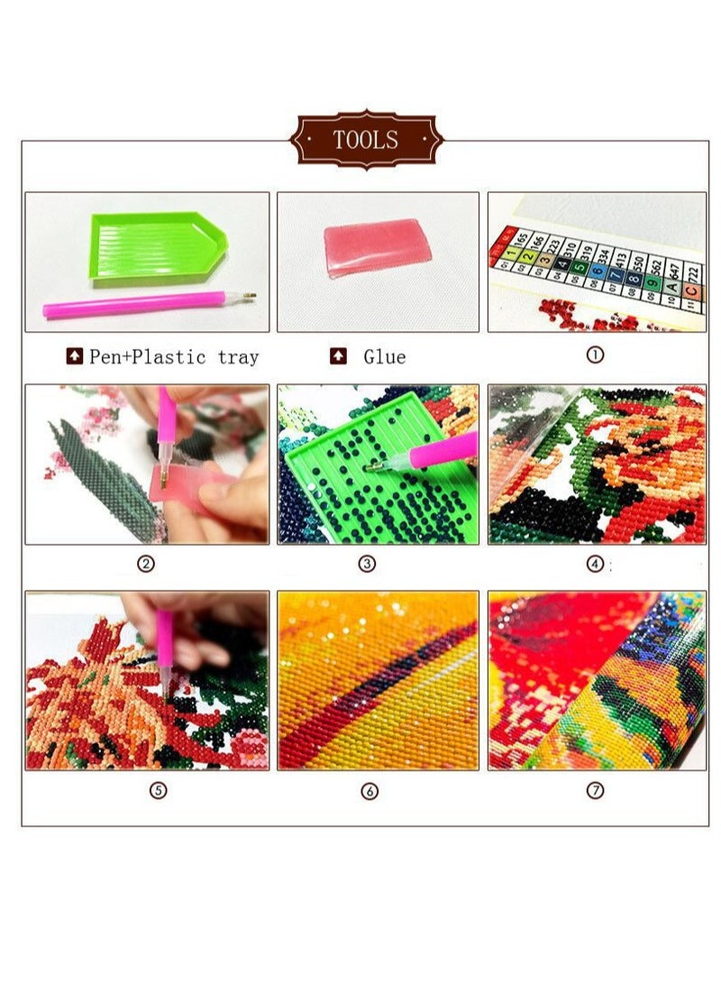 Bluejw 5D Diamond Painting Kits For Adults,Twelve Constellations Girl Diamond Art Kits,DIY Full Drill Crystal Gem Arts and Crafts,Ideal For Home Recreation And Wall Decor - Image 5