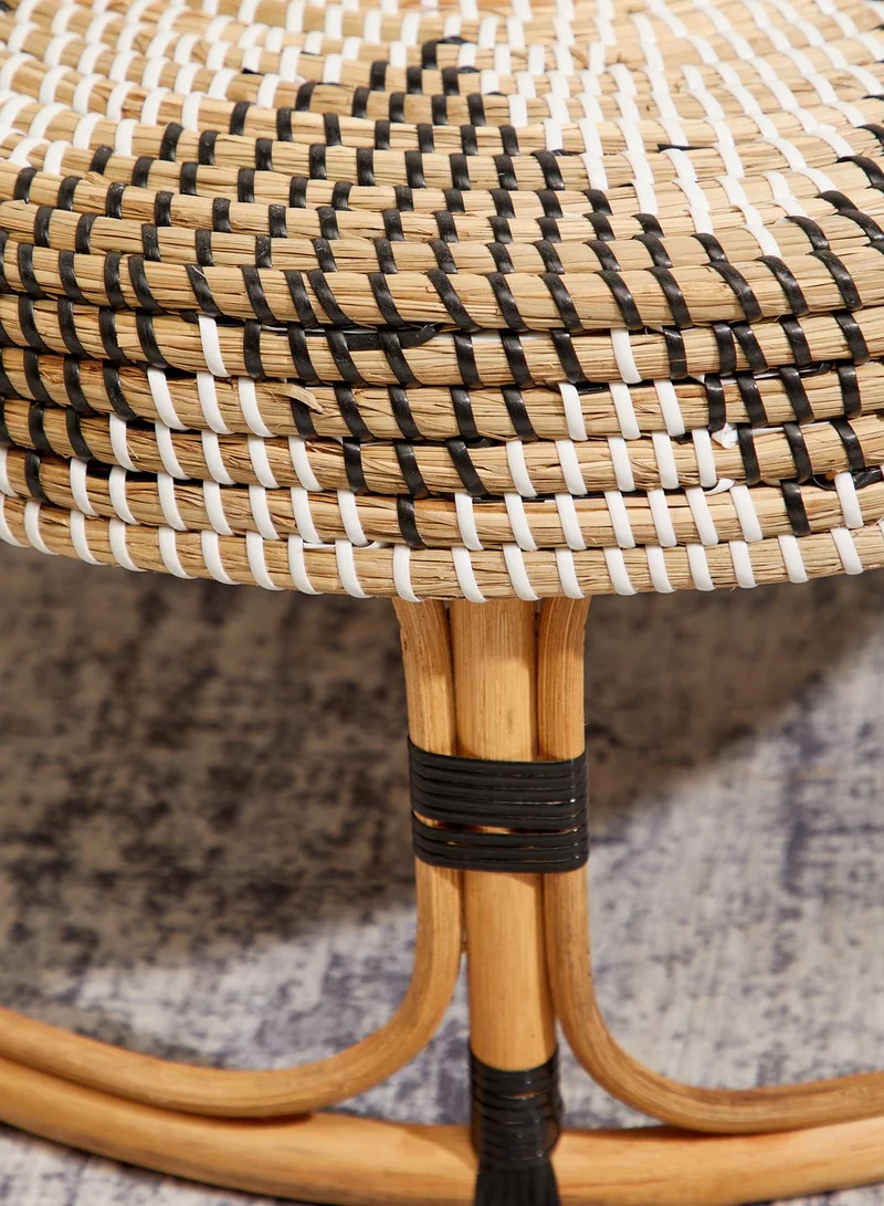 Ayra Seagrass Tray With Rattan Stand