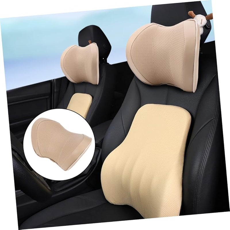 Memory Foam Neck Pillow For Travel Sciatica Pain Relief Car Seat Headrest Pad - Image 4