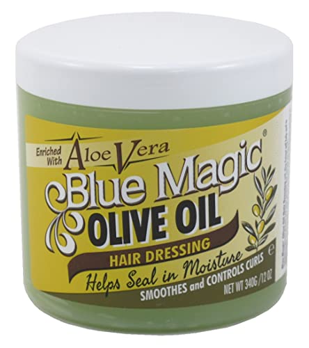 Blue Magic Olive Oil Hair Dressing with Aloe Vera 12 Ounce - Image 3