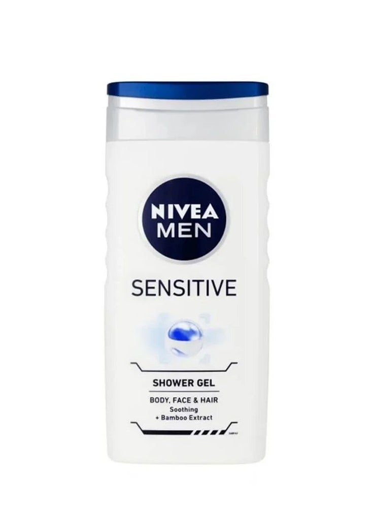 Nivea Nivea Men Sensitive Shower Gel - 250ml  - Image 1