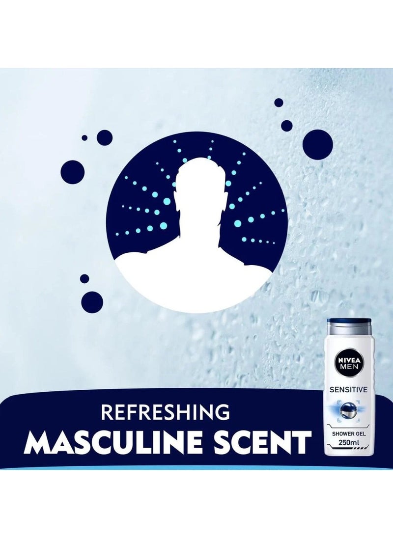 Nivea Nivea Men Sensitive Shower Gel - 250ml  - Image 3