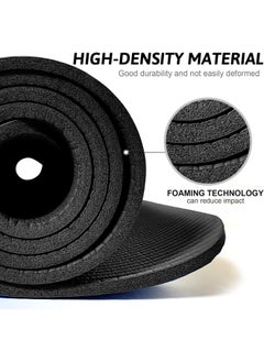 SKY-TOUCH Yoga Mat Non Slip, Yoga Mat with Strap Included 10mm Thick Exercise Mat Ideal for HiiT, Pilates, Yoga and Many Other Home Workouts  - Image 2