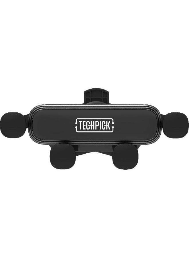 Techpick Slide Fit Car Mount – Adjustable Smartphone Holder for Dashboard & Air Vent - Image 3