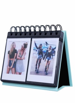 Y&D 68 Pockets Mini Photo Album for Instax 7s 8 9 25 26 50s 70 90 SP 1 Polaroid PIC300P Z2300 LG PD 233 239 Name Card (Blue)  - Image 1