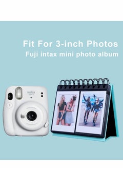 Y&D 68 Pockets Mini Photo Album for Instax 7s 8 9 25 26 50s 70 90 SP 1 Polaroid PIC300P Z2300 LG PD 233 239 Name Card (Blue)  - Image 2
