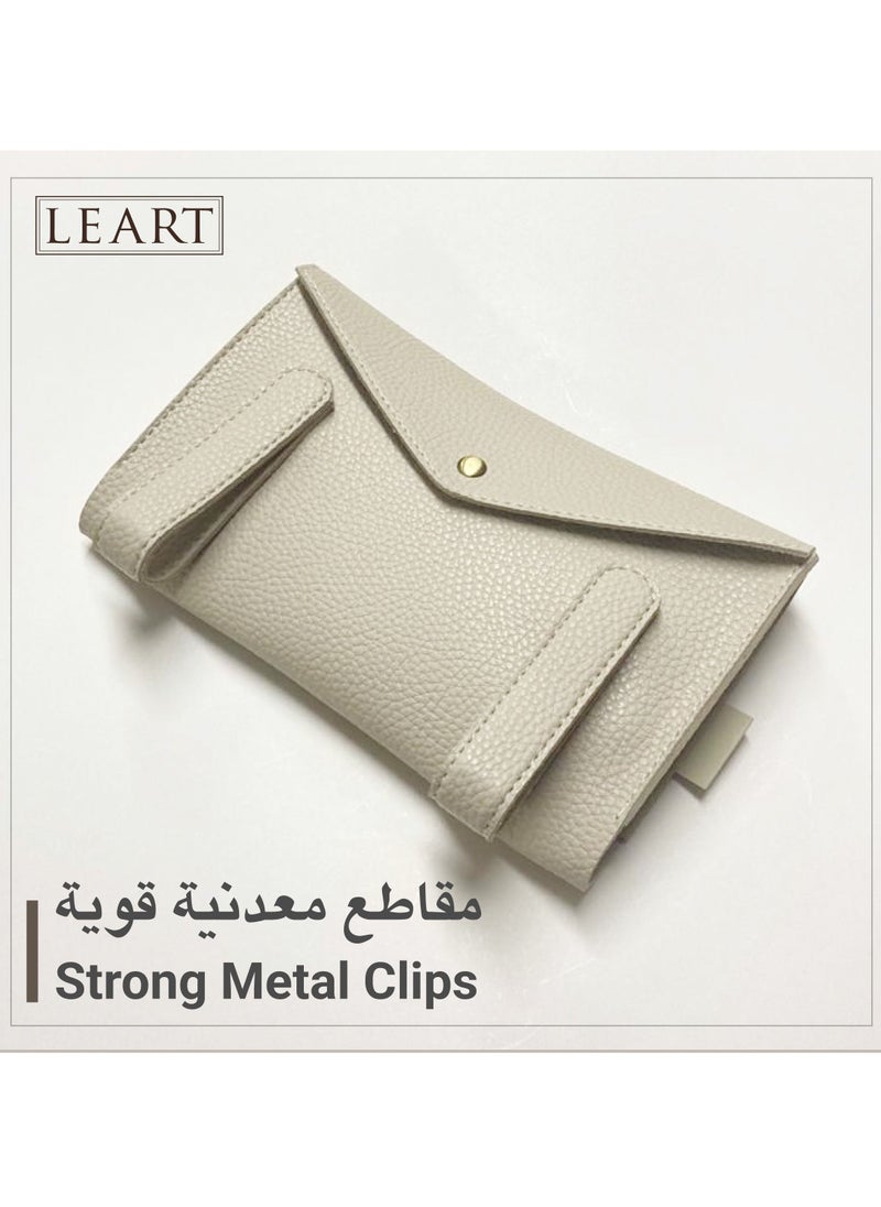 Leather Car Tissue Holder – Visor Tissue Box Holder for Car | Tissue Box for Car | Car Accessories Interior | Car Tissue Box | Visor Tissue Box Holder (Camel Visor)