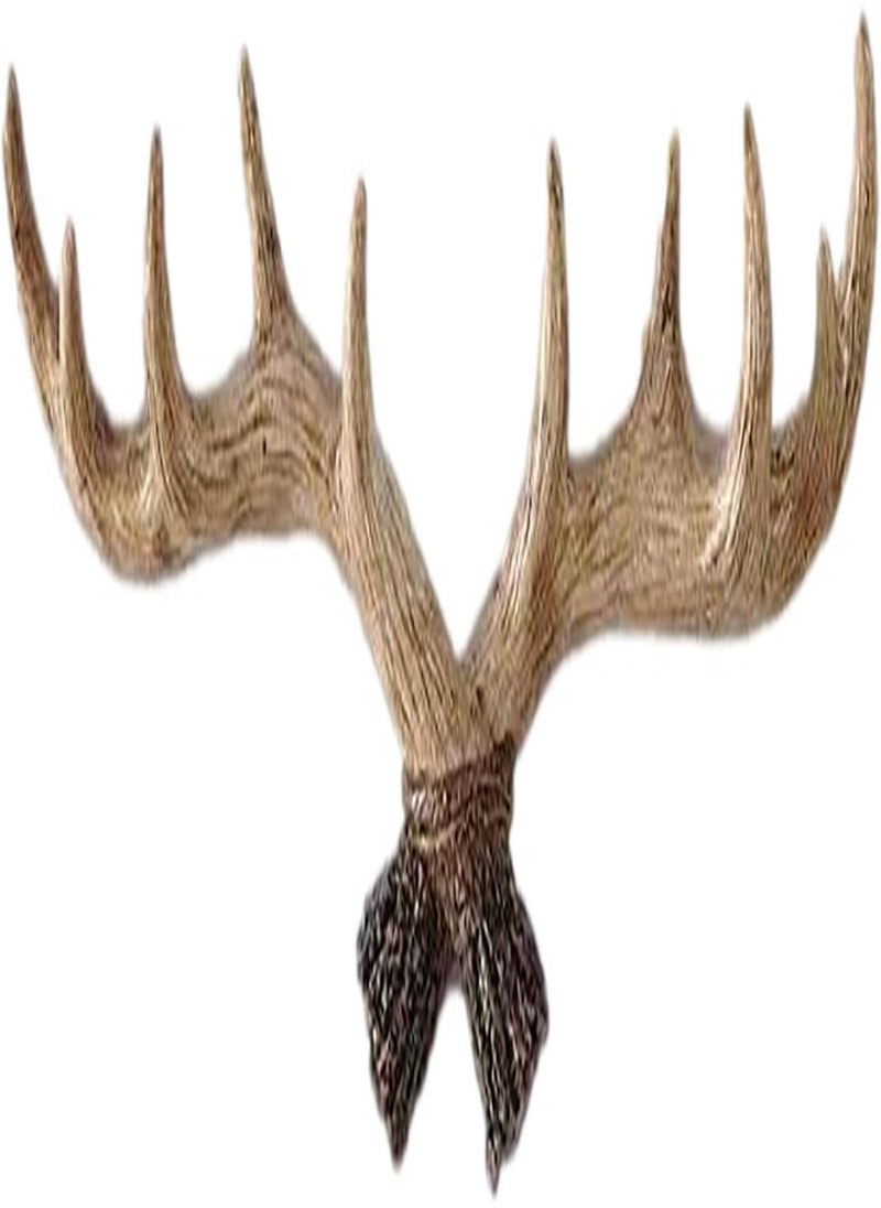 GGOOT - Deer Antlers Wall Hooks, Modern Resin Wall Coat Hooks, Hanging Wall Decoration for Coat, Towel, Purse, Bedroom, Bathroom, Entrance Area - Image 1