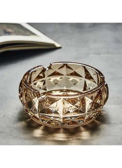 Generic 4.5" Clear Crystal Ashtray - Clear (Hazelnut Clear)  - Image 2