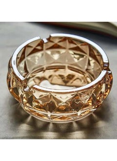 Generic 4.5" Clear Crystal Ashtray - Clear (Hazelnut Clear)  - Image 3