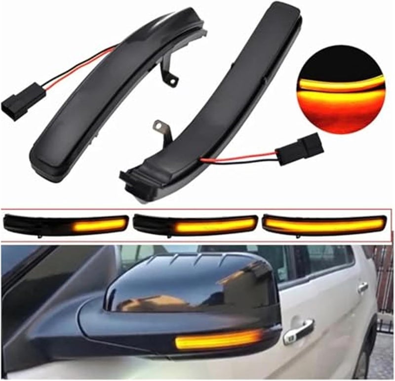 Wivplex Dynamic LED Turn Signal Lights for Explorer 2011-2019 - Image 2