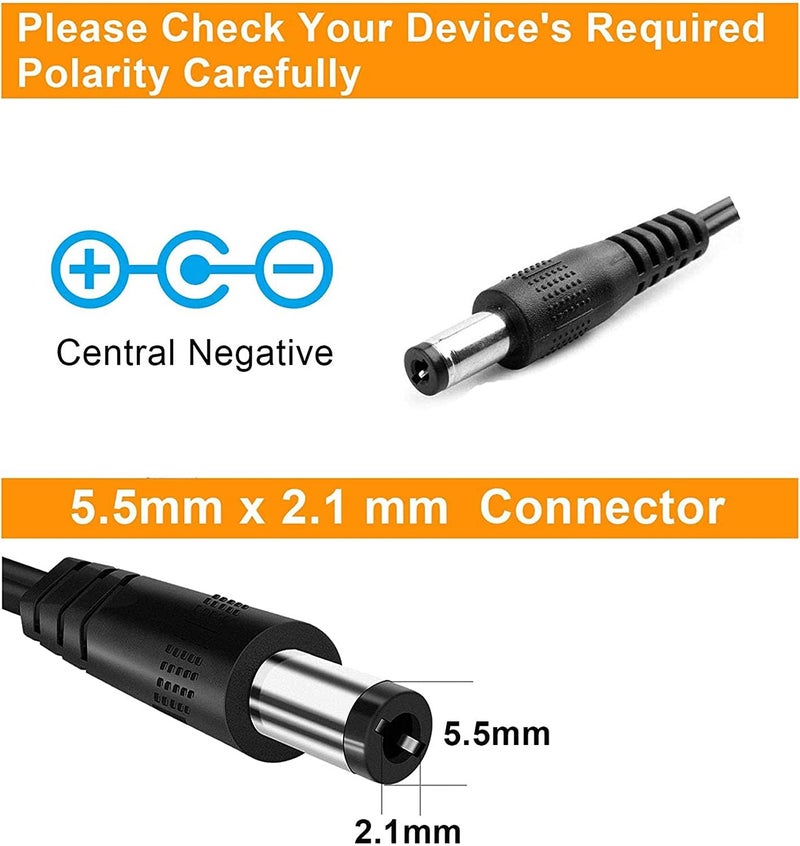 Foxmicro 9V PSA Adapter Guitar Pedal Power Supply for Bo ss PSA-120S ME-80 ME-70 ME-25 ME-50B BR-80 BR-600 DB-88 DB-90 CE-2B BOSS Mini Katana RE-20 RC-1 - Image 1