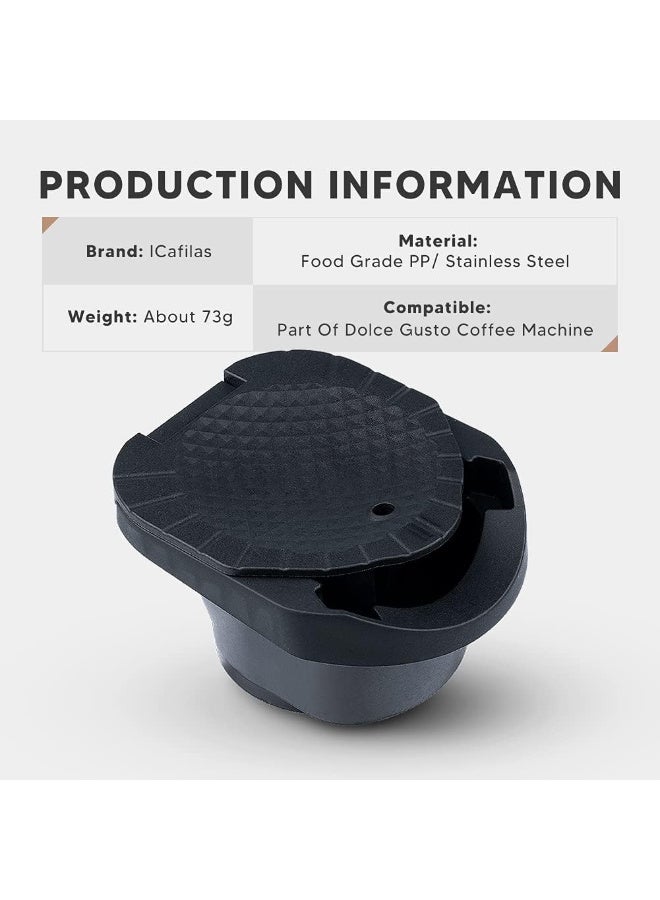 آي كافيلاس محول من كبسولات دولتشي غوستو إلى كبسولات نسبريسو متوافقة مع دولتشي غوستو GGenio S/Piccolo XS/EDG466/EDG606/EDG305 Mini ME/KP70 - Image 5