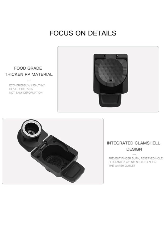 i cafilas - Converter for Dolce Gusto Machine to Brew Nespresso Coffee Pod,Adapter from Dolce Gusto to Nespreso capsules Compatible with Dolce gusto Genio S/Piccolo XS/EDG466/EDG606/EDG305 Mini ME/KP70 - Image 1