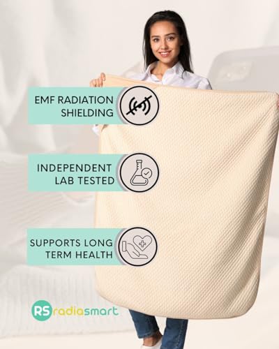 Radia Smart® Large Protective Belly Pregnancy Baby Blanket, Organic, 5G Blocking, EMF Blanket, 43"x35", 110cmx90cm - Image 2