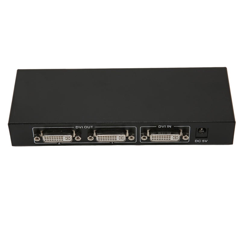 DVI Splitter 1 in 2 Out Support 30 36bit Color 4K Lossless Transmission Dual Monitors Distribution Duplicator 100‑240V UK Plug - Image 4