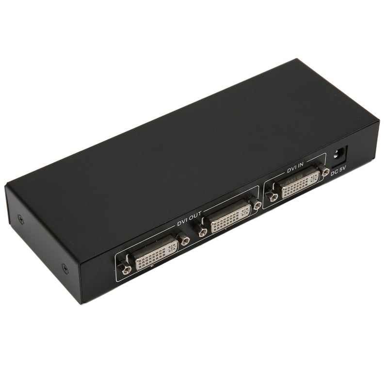 DVI Splitter 1 in 2 Out Support 30 36bit Color 4K Lossless Transmission Dual Monitors Distribution Duplicator 100‑240V UK Plug - Image 5