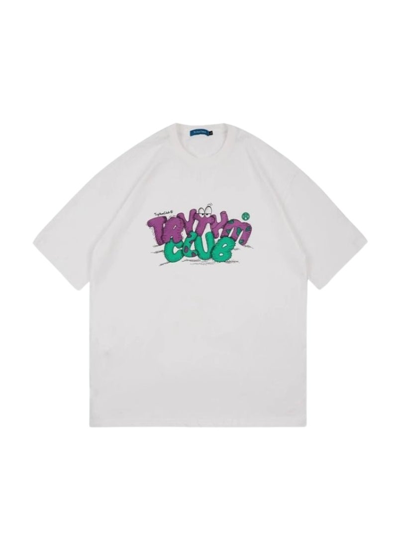 Thirty-One New Collection White Club Style Unisex Oversized T-shirt  - Image 1