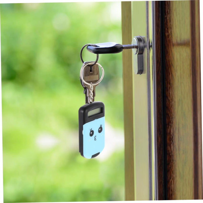 Mini Portable Electronic Calculator 2 Pack Cute Cartoon Design Lightweight Plastic for School Exam Black - Image 5