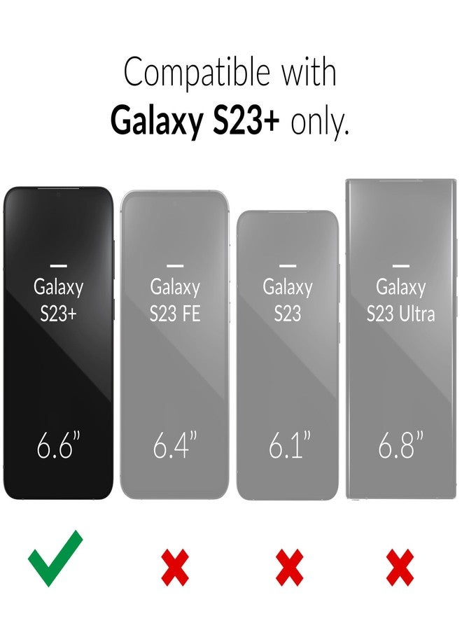 كريف جراب Crave لهاتف سامسونج جالاكسي S23 بلس، جراب مزدوج الطبقات مقاوم للصدمات لهاتف سامسونج جالاكسي S23 بلس (6.6 بوصة) - أخضر غابي - Image 2