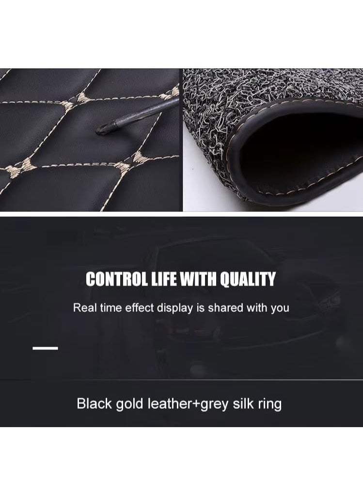 9D Double Layer Car Floor Mats – Waterproof & Dirt-Proof Protection – Durable & Easy to Clean for BMW X1 (F48) 2015–2021 - Image 4