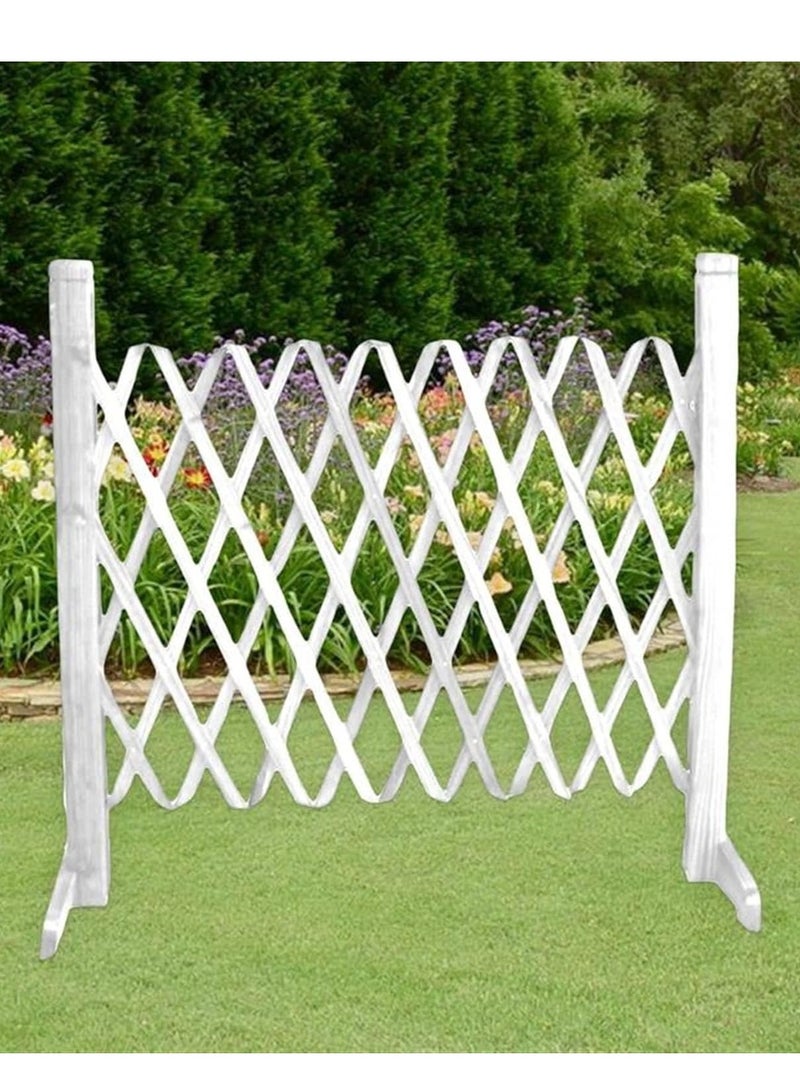 Generic FFD Wooden Fence Expandable Garden Barrier for Indoor & Outdoor Use, Perfect for Pets & Plants  - Image 3