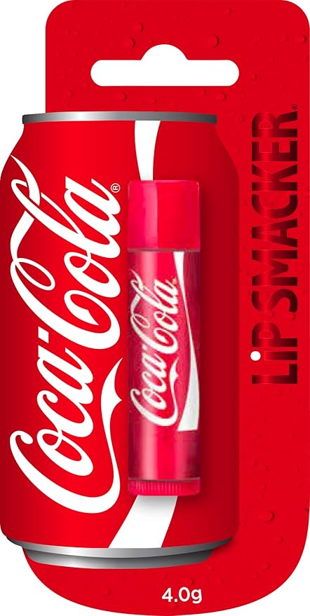 Lip Smacker Coca Cola Collection Cherry Coke Flavoured Lip Balm Inspired by CocaCola Moisturizing and Refreshing Single Blister Pack