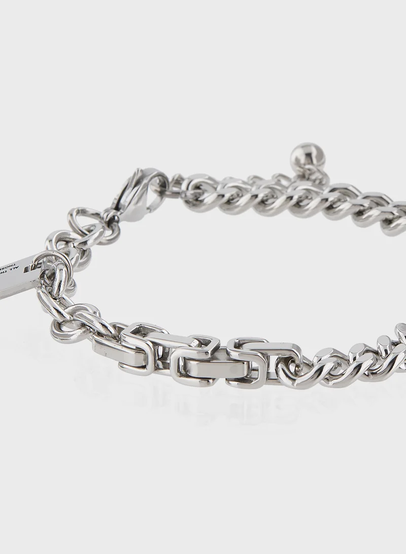 Robert Wood Chain Bracelet
