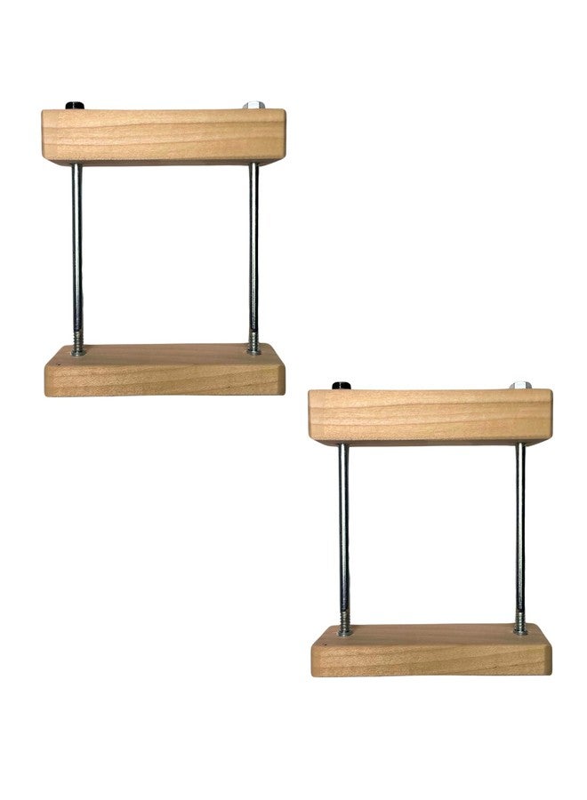 Cardinal Gates SC Square Clamp for Safety Gates - No Hole Baby Gate Banister Adapter - Wooden Baby Gate Mounting Kit - Made in the USA - 2 Pack - Image 1