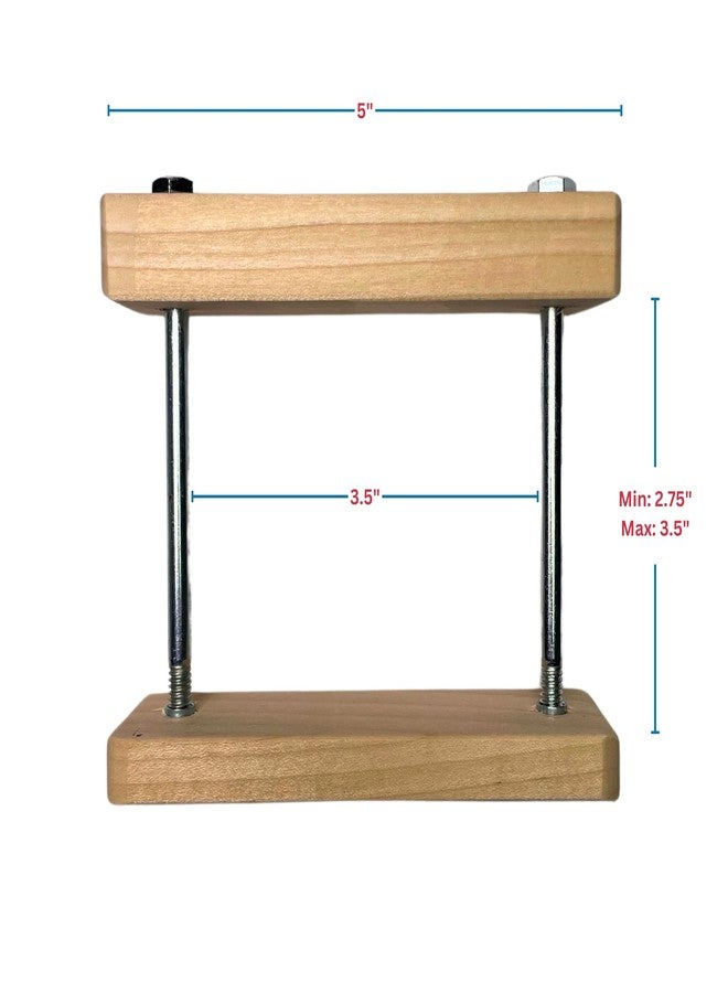 Cardinal Gates SC Square Clamp for Safety Gates - No Hole Baby Gate Banister Adapter - Wooden Baby Gate Mounting Kit - Made in the USA - 2 Pack - Image 3