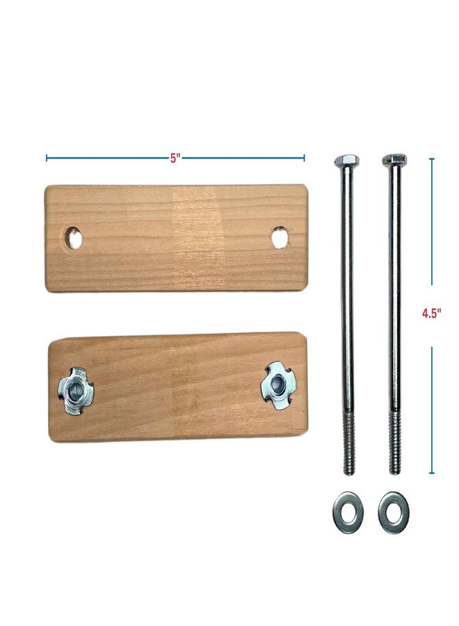 Cardinal Gates SC Square Clamp for Safety Gates - No Hole Baby Gate Banister Adapter - Wooden Baby Gate Mounting Kit - Made in the USA - 2 Pack - Image 4