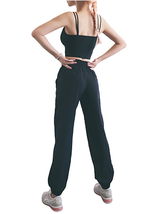 NIBEMINENT - Solid Pocket Detail Joggers Black - Image 1