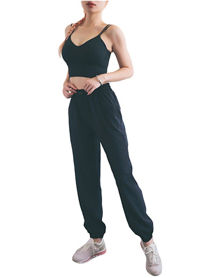 NIBEMINENT - Solid Pocket Detail Joggers Black - Image 1