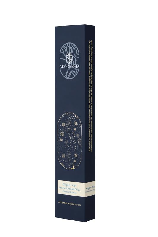 ART OF PUJA Aromatic Woods (Bakhoor) Artisanal Incense – 30 Agarbatti Stick | ~1 Hr Burn, 2+ Hr Fragrance | Rich Oud Bakhoor Aroma, Low Smoke | Free Agarbatti Holder | for Home & Mandir - Image 2