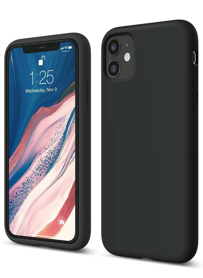 Generic - Three-Layer Structure Shockproof Protective Case Cover for iPhone 11 Black  Anti-Fingerprint Anti-Drop Anti-Scratch Comfortable Grip Shock Absorption Hard Back Anti-Burst Ultra Thin Full Cover Case Compatible with iPhone 11 Black - Image 1