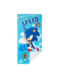 Franco Kids Super Soft Cotton Beach Towel 58 In X 28 In Sonic The Hedgehog  - Image 5