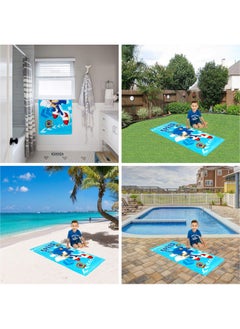 Franco Kids Super Soft Cotton Beach Towel 58 In X 28 In Sonic The Hedgehog  - Image 4
