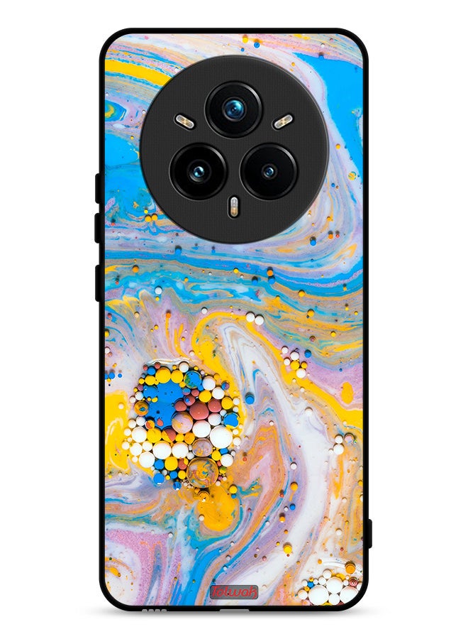 Tolwak Realme 14 Pro 5G Protective Case Cover Gems Colorful Abstraction