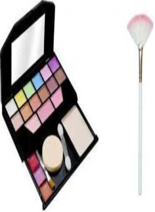 DATNASAYAD Fan Brush For Face Makeup Highlighter & 5024 makeup kit (2 Items in the set) - Image 2