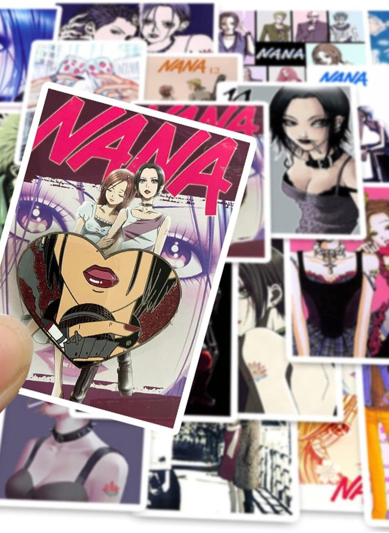 Generic Anime Nana Stickers, 25 Pieces, No repeat  - Image 1