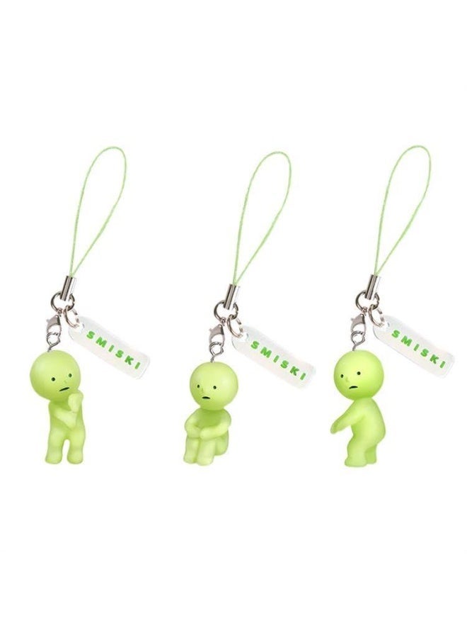Smiski Strap Accessories Series 1 Glow In The Dark Luminous Mini Figure Backpack Hanging Charm Keychain Collectible Single Random Secret Variant Surprise Pack - Image 1