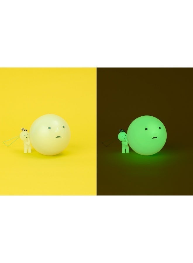 Smiski Strap Accessories Series 1 Glow In The Dark Luminous Mini Figure Backpack Hanging Charm Keychain Collectible Single Random Secret Variant Surprise Pack - Image 4