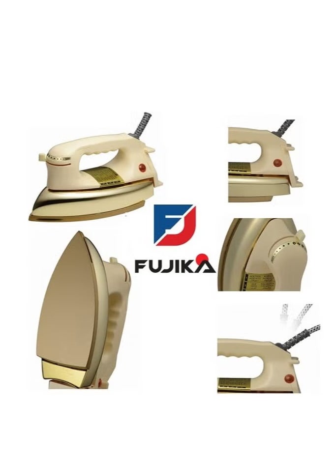 FUJIKA - Fujika Japan Golden Touch Dry Iron UI-D24 – 1200W of Elegance and Performance - Image 1