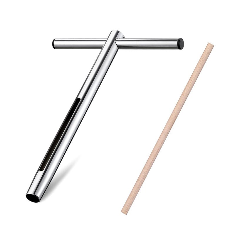 Sukiise Soil Sample Probe 12 Inch with T Handle, Soil Sampler Tool, Soil Test Kit, Soil Probe for Soil Sampling Plant Care Lawn Garden Farm  - Image 1