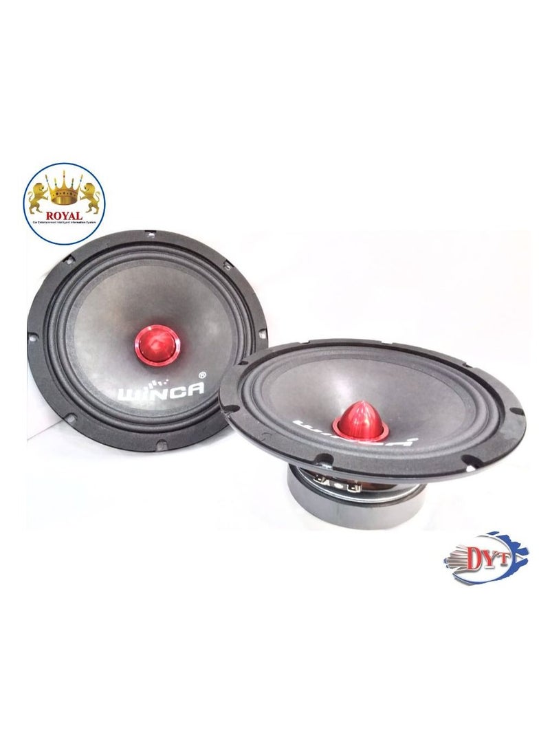 Royal 8"Midrange Car Speaker Features Winca/RMS Power'350W/Max Power'600w (DYT-W803) - Image 3