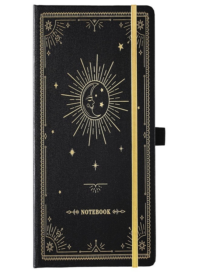 Artfan Ruled Notebook/Journal - Premium Thick Paper Faux Leather Classic Writing Notebook with Pocket + Page Dividers Gifts, Banded, Large, 144 Pages, Hard Cover, Lined (5.8 x 8.4) - White Sun Goddess - Image 1