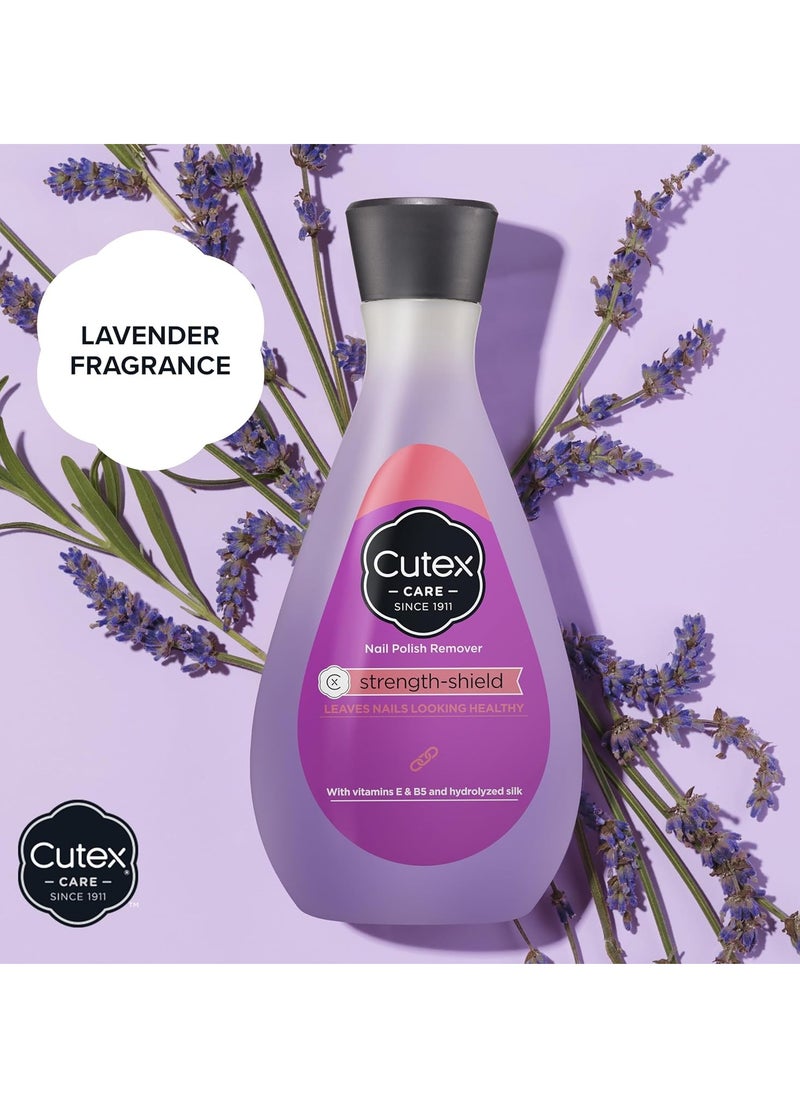 Cutex Cutex Nail Polish Remover, Strength Shield, Leaves Nails Looking Healthy, Contains Vitamins E, B5 & Hydrolyzed Silk, 6.76 Fl Oz  - Image 2