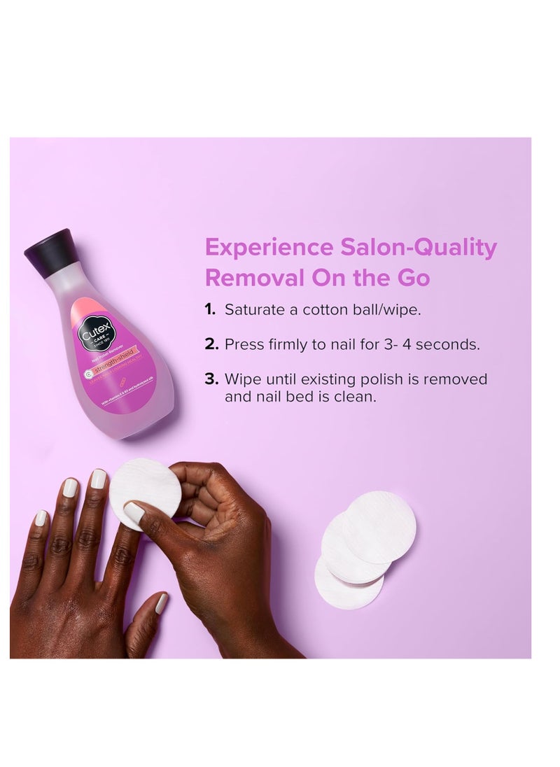 Cutex Cutex Nail Polish Remover, Strength Shield, Leaves Nails Looking Healthy, Contains Vitamins E, B5 & Hydrolyzed Silk, 6.76 Fl Oz  - Image 5